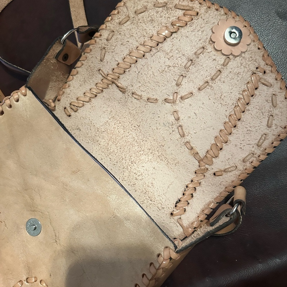Vintage leather purse - Picture 5 of 9